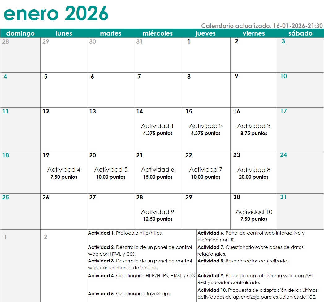 Calendario